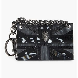 Kurt Geiger Black and White Key chain and bag charm